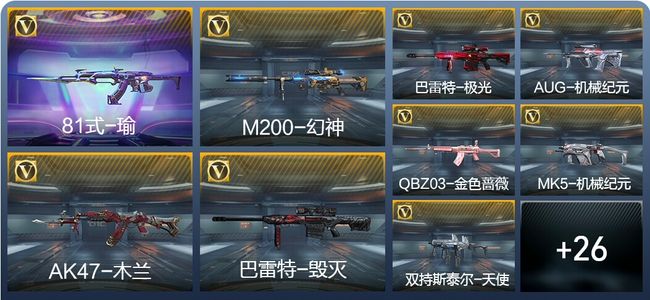 穿越火线：枪战王者V6 1王者武器 38英雄武器 1英雄角色 68万化 专家S