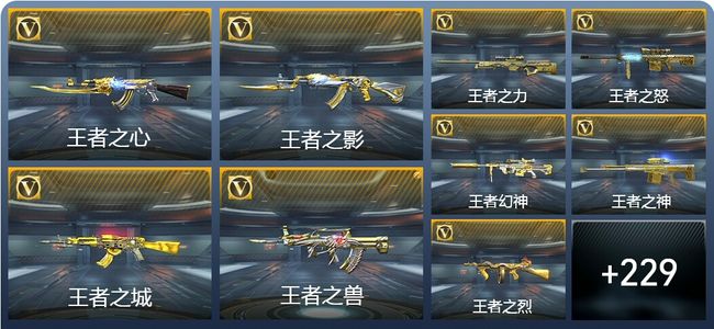 穿越火线：枪战王者V8 23王者武器 274英雄武器 6英雄角色 590万化 枪王SSS