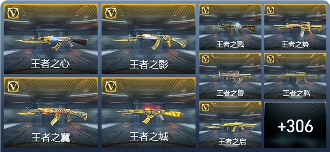 穿越火线：枪战王者V10 43王者武器 360英雄武器 8英雄角色 795万化 枪神