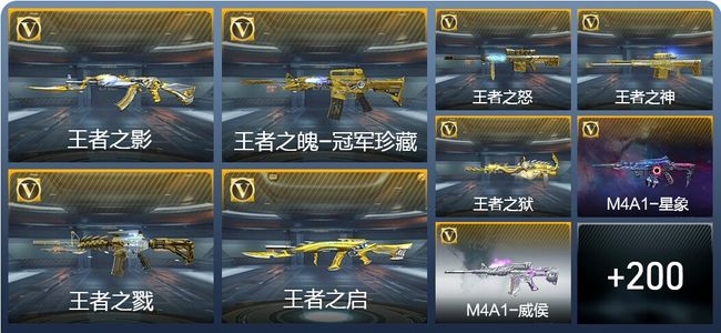 穿越火线：枪战王者V8 15王者武器 252英雄武器 5英雄角色 548万化 大师SS