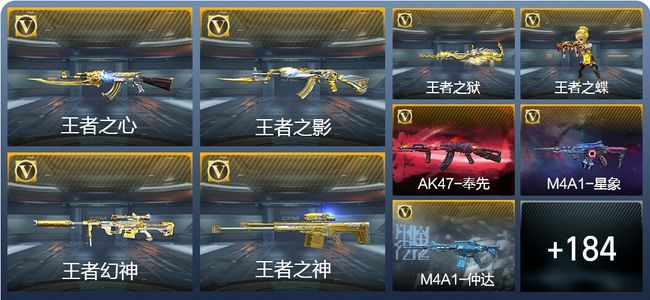 穿越火线：枪战王者V6 12王者武器 228英雄武器 7英雄角色 407万化 枪圣SS