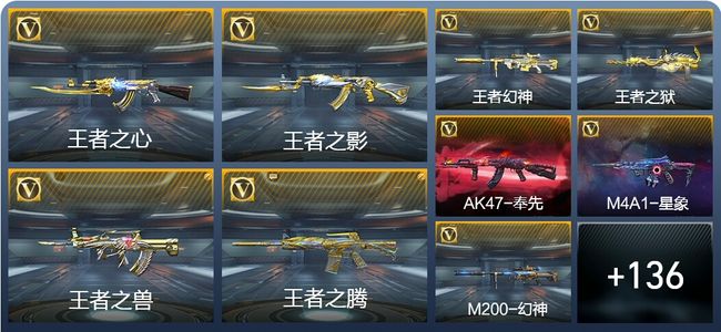 穿越火线：枪战王者V8 282英雄武器 新锐