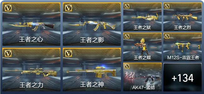 穿越火线：枪战王者V8 21王者武器 157英雄武器 7英雄角色 666万化 枪圣SSS