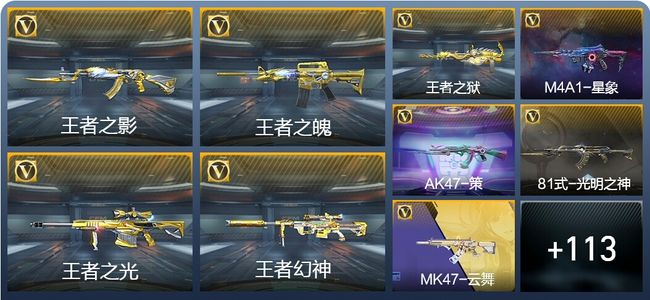 穿越火线：枪战王者V7 224英雄武器 新锐