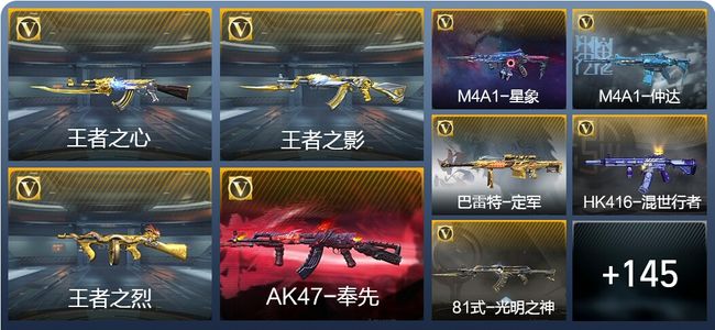 穿越火线：枪战王者V8 236英雄武器 新锐