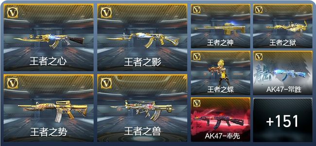 穿越火线：枪战王者V8 240英雄武器 新锐