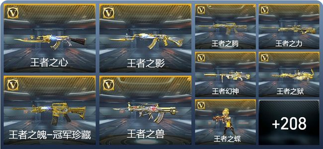 穿越火线：枪战王者V8 34王者武器 314英雄武器 12英雄角色 新锐