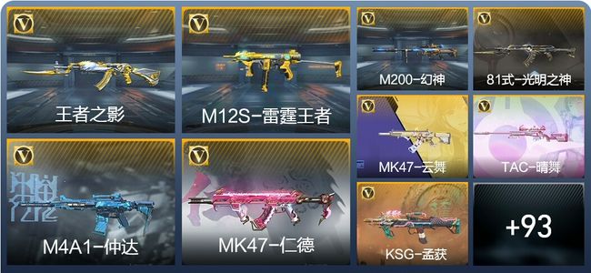 穿越火线：枪战王者V1 194英雄武器 新锐