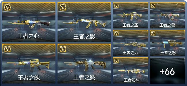 穿越火线：枪战王者V9 38王者武器 120英雄武器 新锐