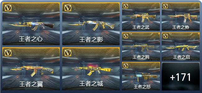 穿越火线：枪战王者V9 29王者武器 207英雄武器 8英雄角色 404万化 枪圣S