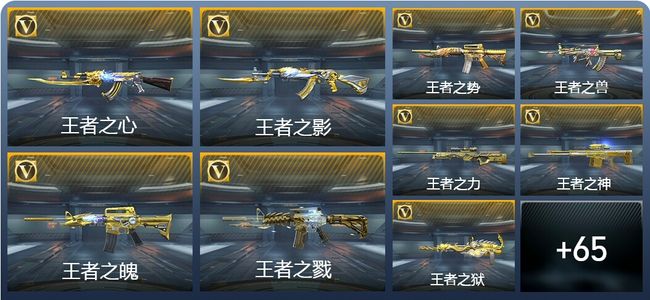 穿越火线：枪战王者V9 45王者武器 159英雄武器 新锐