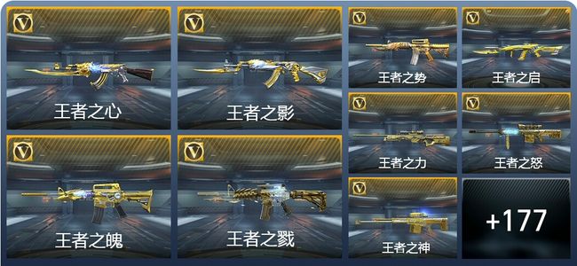 穿越火线：枪战王者V9 29王者武器 339英雄武器 新锐