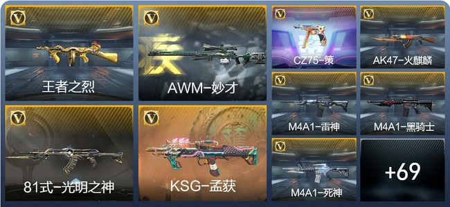 穿越火线：枪战王者V1 1王者武器 118英雄武器 2英雄角色 127万化 新锐