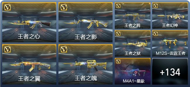 穿越火线：枪战王者V9 23王者武器 238英雄武器 新锐