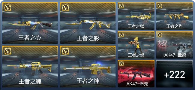 穿越火线：枪战王者V8 26王者武器 369英雄武器 新锐