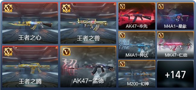 穿越火线：枪战王者V7 12王者 271英雄武器 新锐