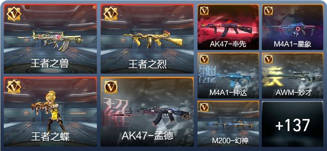 穿越火线：枪战王者V7 8王者 243英雄武器 新锐