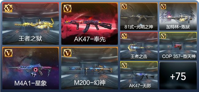 穿越火线：枪战王者V6 8王者 161英雄武器 新锐