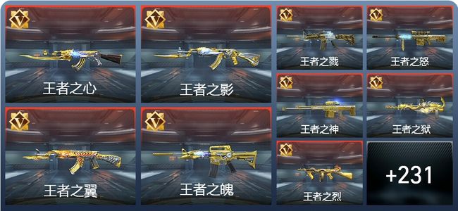 穿越火线：枪战王者V9 20王者 444英雄武器 新锐