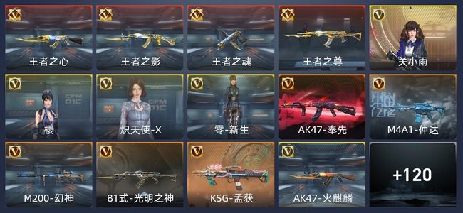 穿越火线：枪战王者V5 5王者 231英雄武器 新锐