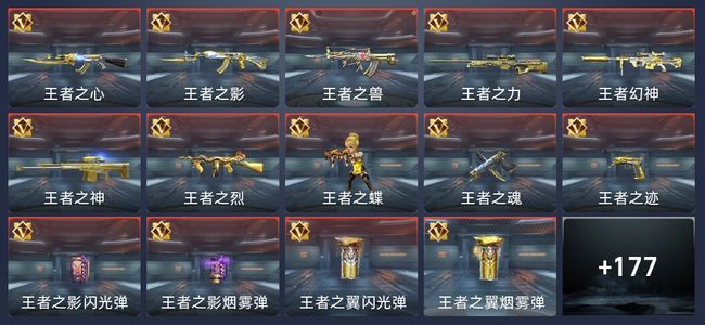 穿越火线：枪战王者V7 23王者 293英雄武器 新锐