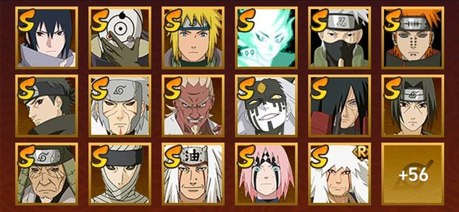 火影忍者V11 24S忍 51A忍 75忍 2912S碎片 24通灵 1000W战力 前500名