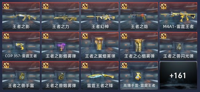 穿越火线：枪战王者V8 24王者 291英雄武器 新锐