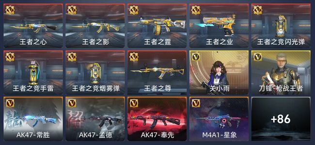 穿越火线：枪战王者V7 4王者 132英雄武器 新锐
