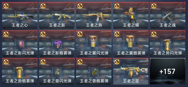 穿越火线：枪战王者V8 20王者 255英雄武器 新锐