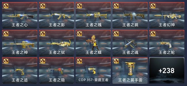 穿越火线：枪战王者V8 36王者 380英雄武器 新锐