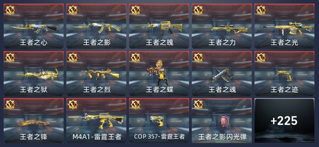 穿越火线：枪战王者V9 30王者 348英雄武器 新锐