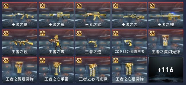 穿越火线：枪战王者V7 21王者 205英雄武器 新锐
