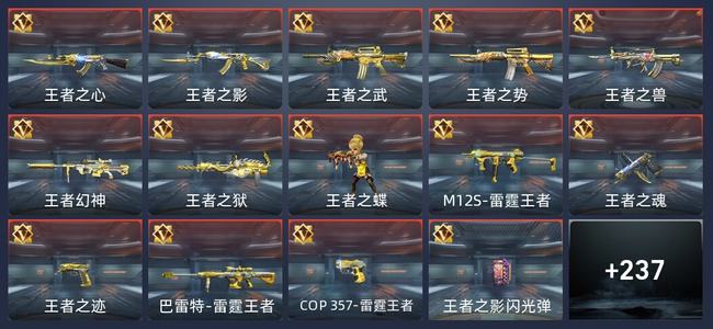 穿越火线：枪战王者V8 28王者 380英雄武器 新锐