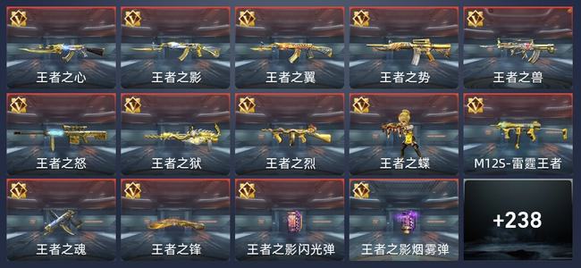 穿越火线：枪战王者V8 16王者 390英雄武器 新锐