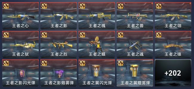 穿越火线：枪战王者V8 43王者 383英雄武器 新锐