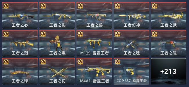 穿越火线：枪战王者V9 35王者 365英雄武器 新锐