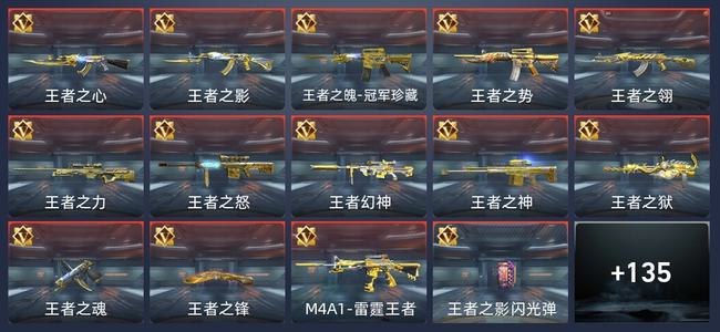 穿越火线：枪战王者V8 26王者 234英雄武器 新锐