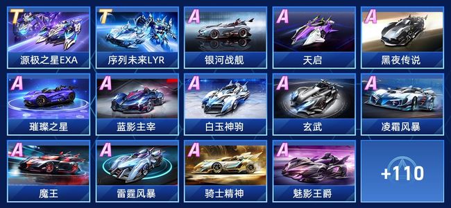 QQ飞车手游V11 2永久T车 60永久A车 124永久赛车 61宠物 男号 星耀