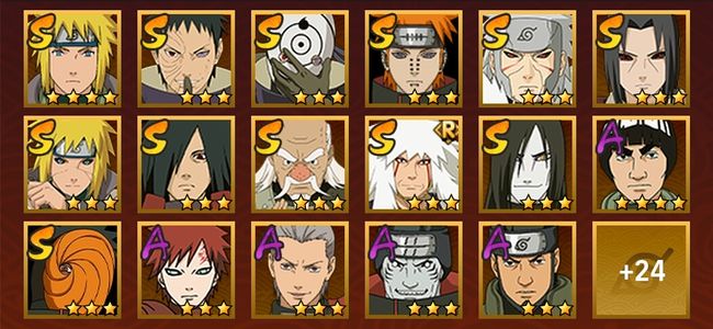 火影忍者V12 15S忍 26A忍 146忍 2125S碎片 17通灵 800W战力 前1000名 暗部