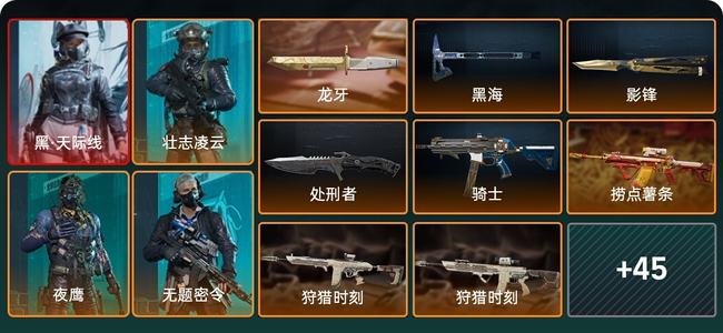 三角洲行动总资产137.9M 13干员外观 4近战 49传说枪械 烽火：黑鹰 战场：军士长