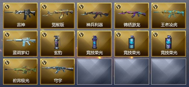 穿越火线（CF）12V武器 4皮肤 可排位
