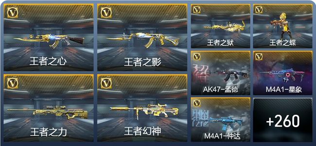 穿越火线：枪战王者V8 26王者武器 306英雄武器 9英雄角色 677万化 传奇