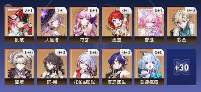 崩坏：星穹铁道39黄 27角色黄 12光锥黄 19五星角色 8五星光锥 70级 女主