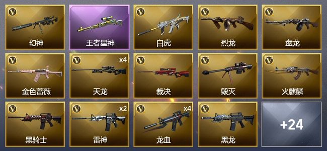 穿越火线（CF）2王者武器 2炫金武器 40V武器 2V角色 8皮肤 可排位