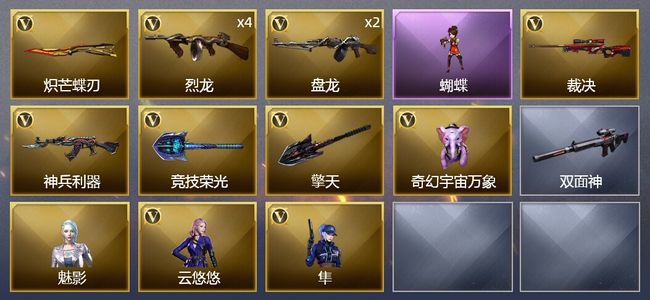 穿越火线（CF）12V武器 2V角色 2皮肤 可排位 新锐