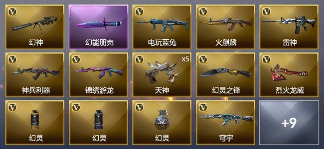 穿越火线（CF）17V武器 11皮肤 可排位 枪王