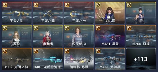 穿越火线：枪战王者V6 183英雄武器 新锐