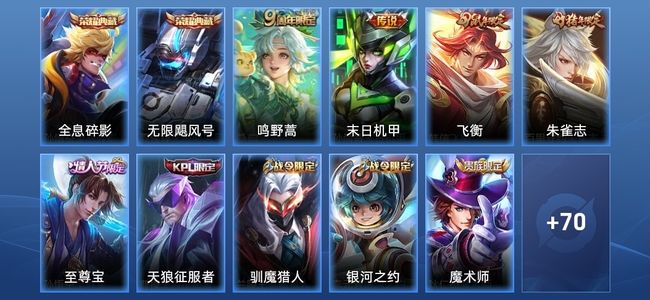 王者荣耀2典藏 2传说 22史诗 81皮肤 83英雄 至尊星耀V