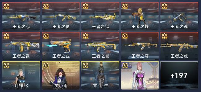 穿越火线：枪战王者10王者 242英雄武器 7英雄角色 238万化 新锐
