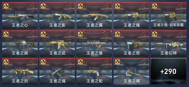 穿越火线：枪战王者V10 25王者 293英雄武器 11英雄角色 414万化 专家S